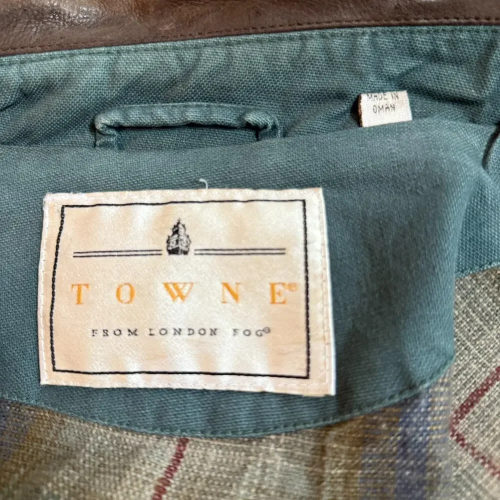 Vintage 80s 90s Towne by London Fog Canvas Barn Coat, Size M Chore Jacket